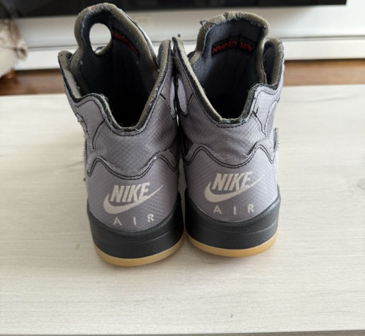 Off-white Jordan 5 Muslin Box With Receipts