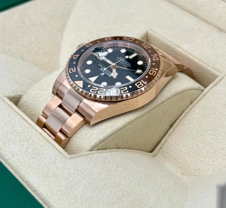 Rolex Gmt-master Ii New 2024 Gmt-master Ii Rootbeer 40mm 126715chnr Rose Gold