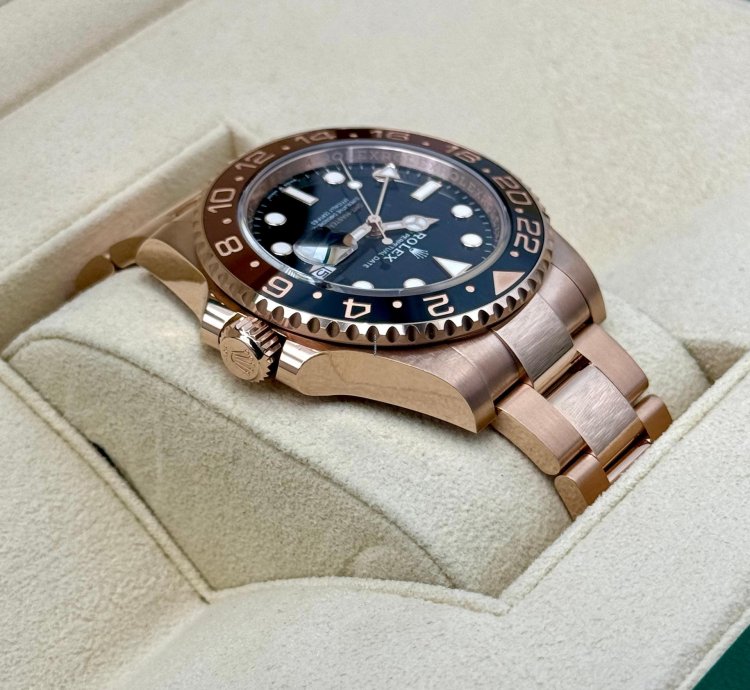 Rolex Gmt-master Ii New 2024 Gmt-master Ii Rootbeer 40mm 126715chnr Rose Gold