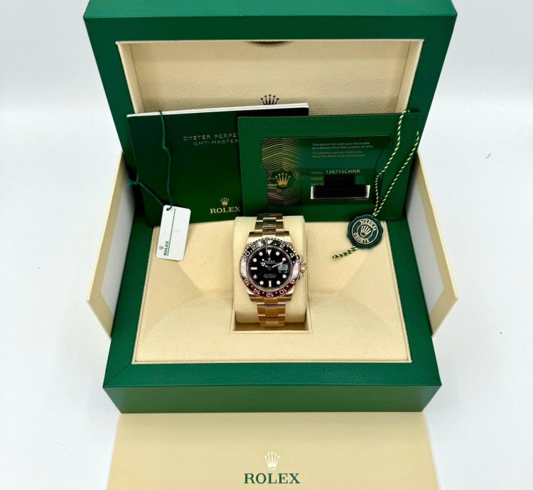 Rolex Gmt-master Ii New 2024 Gmt-master Ii Rootbeer 40mm 126715chnr Rose Gold