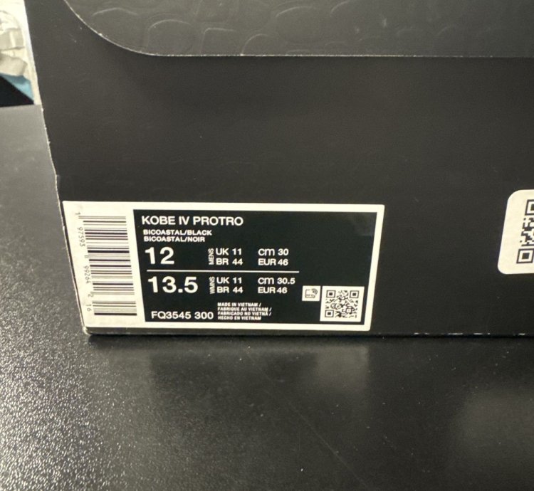 Nike Kobe 4 Girl Dad Size 12 Og All Quick Ship