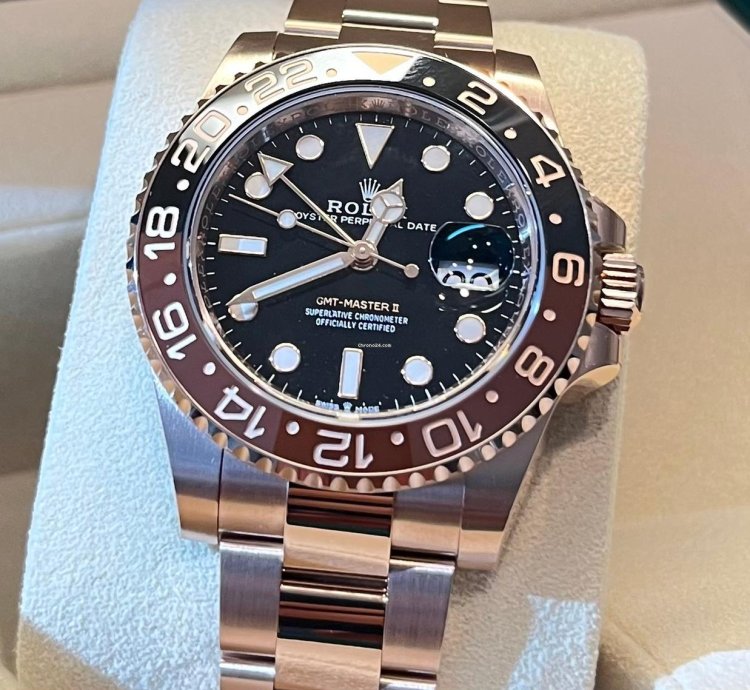 Rolex Gmt-master Ii New 2025 march Rose Gold 126715chnr