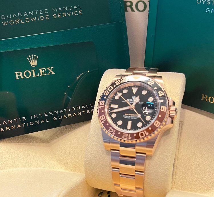 Rolex Gmt-master Ii New 2025 march Rose Gold 126715chnr