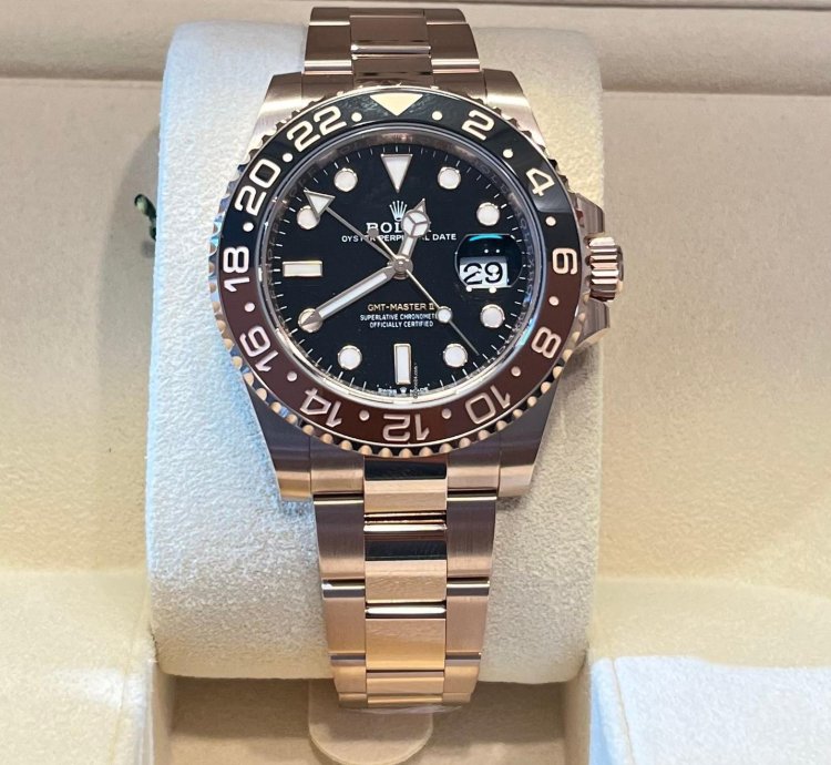 Rolex Gmt-master Ii New 2025 march Rose Gold 126715chnr
