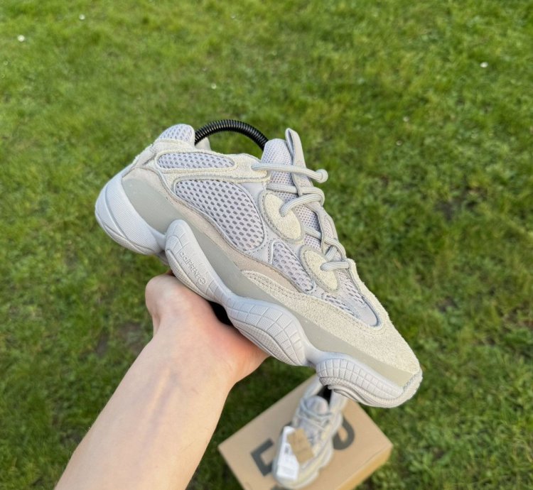 Adidas Yeezy 500 Stone Salt Sneakers Ie4783 Bnwt 7 Us