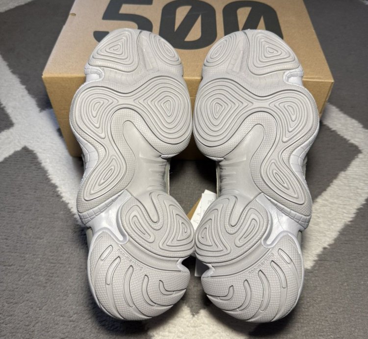 Adidas Yeezy 500 Stone Salt Sneakers Ie4783 Bnwt 7 Us