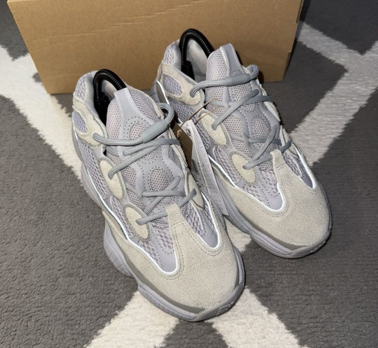 Adidas Yeezy 500 Stone Salt Sneakers Ie4783 Bnwt 7 Us