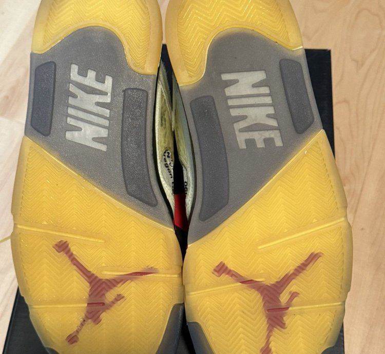 Off-white Jordan 5 Retro Sail