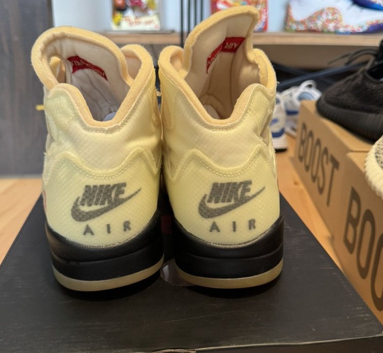 Off-white Jordan 5 Retro Sail