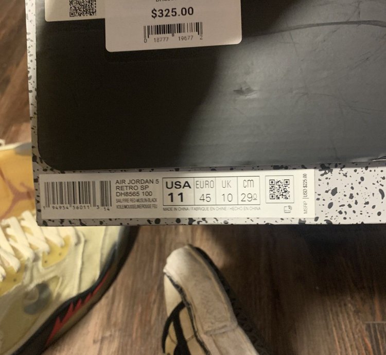 Off-white Jordan 5 Retro Sail