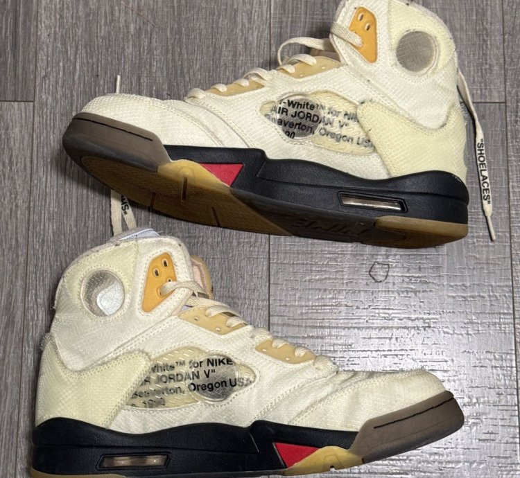 Off-white Jordan 5 Sail