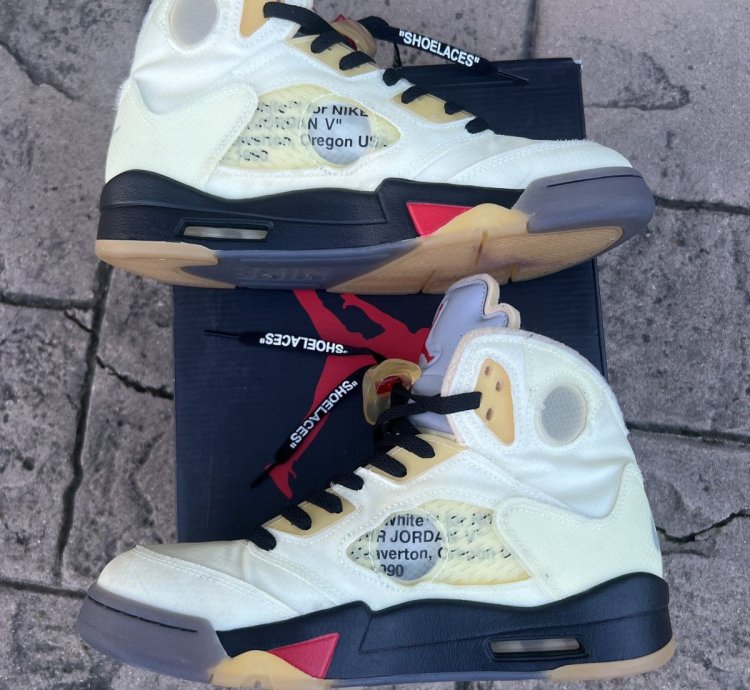 Off-white Jordan 5 Sail