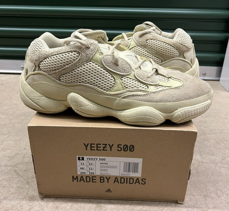 Adidas Yeezy 500 Super Moon Yellow Size 12