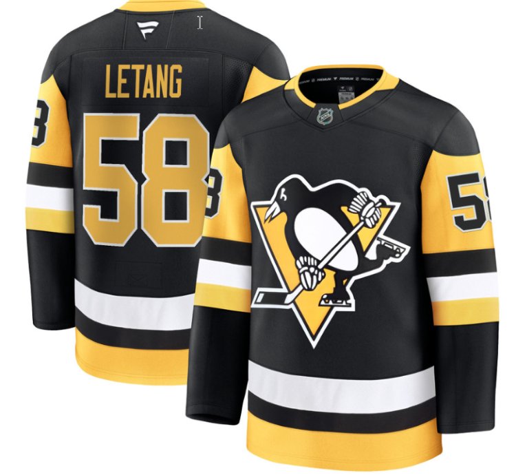 Kris Letang Jersey 58 Pittsburgh Penguins 2025 Premium All Stitched