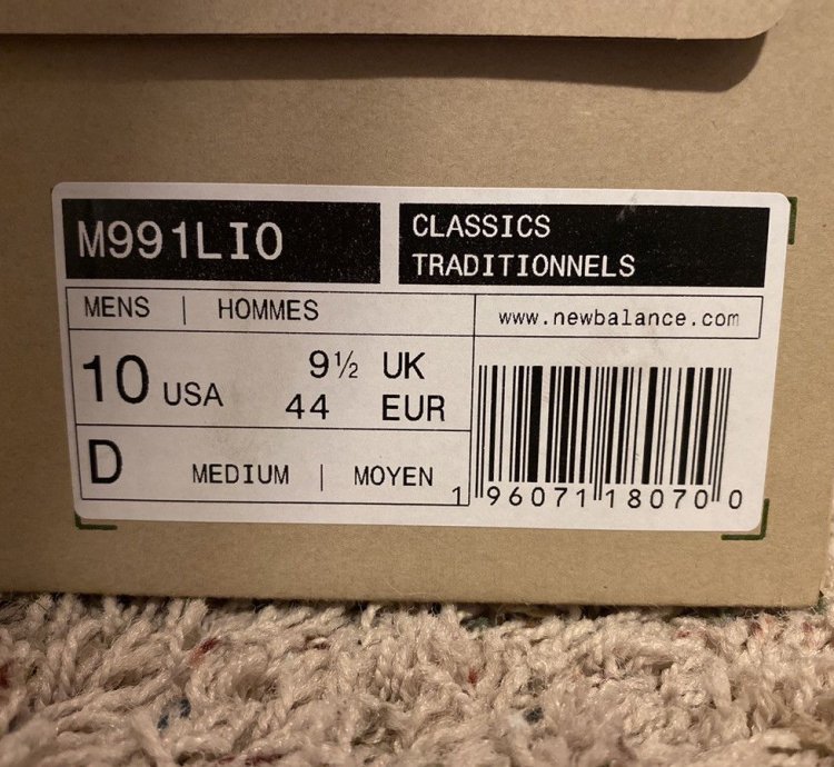 New Balance Ald Brown 991
