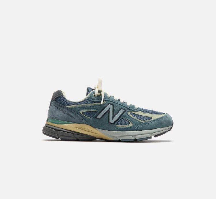 New Balance Auralee Made In Usa 990v4 Blue