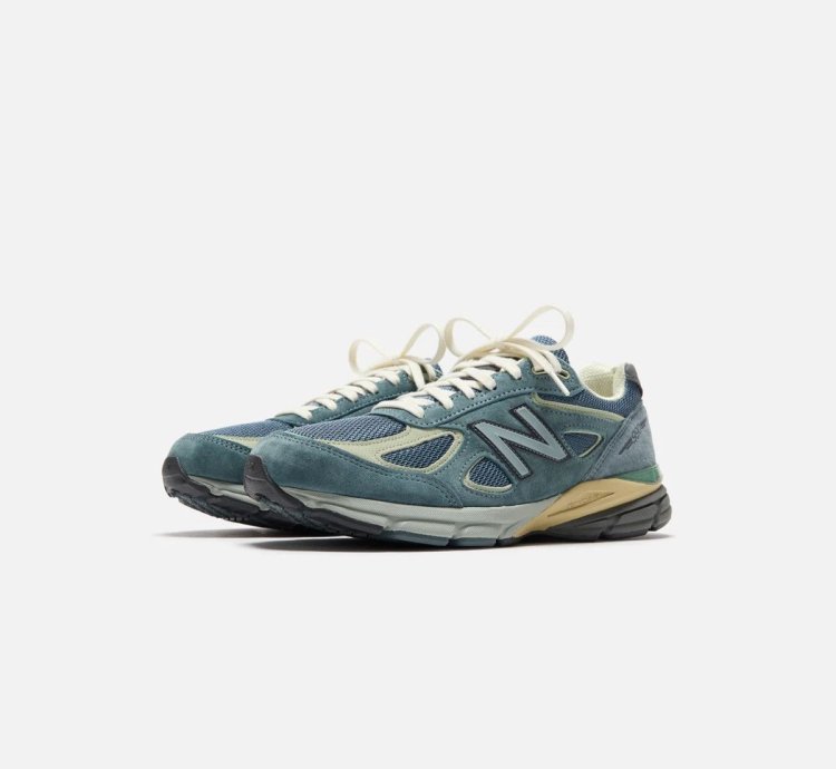 New Balance Auralee Made In Usa 990v4 Blue