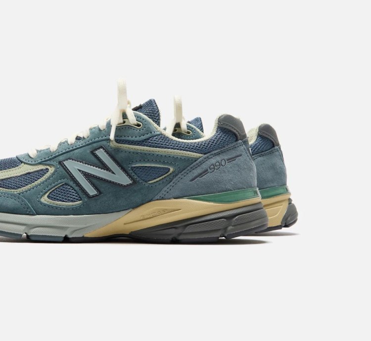 New Balance Auralee Made In Usa 990v4 Blue