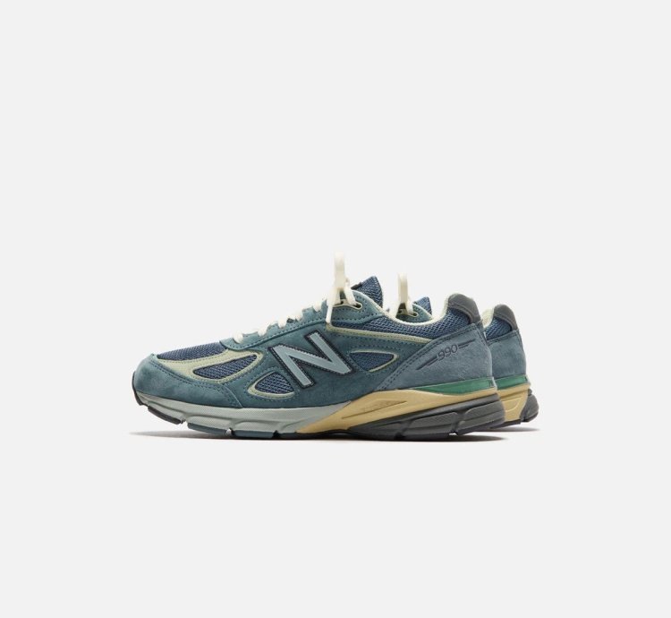 New Balance Auralee Made In Usa 990v4 Blue