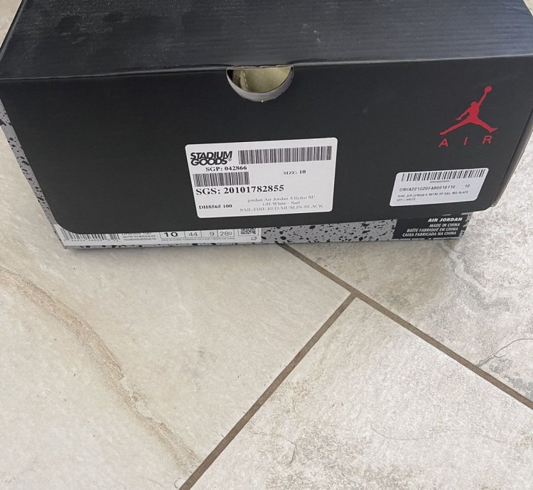Off-white Jordan 5 Sail Size 10