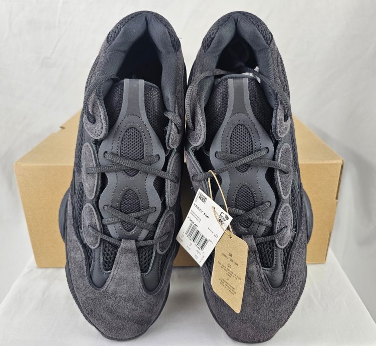 Adidas Yeezy 500 Utility Black By Kanye Men Size 13 5 Us