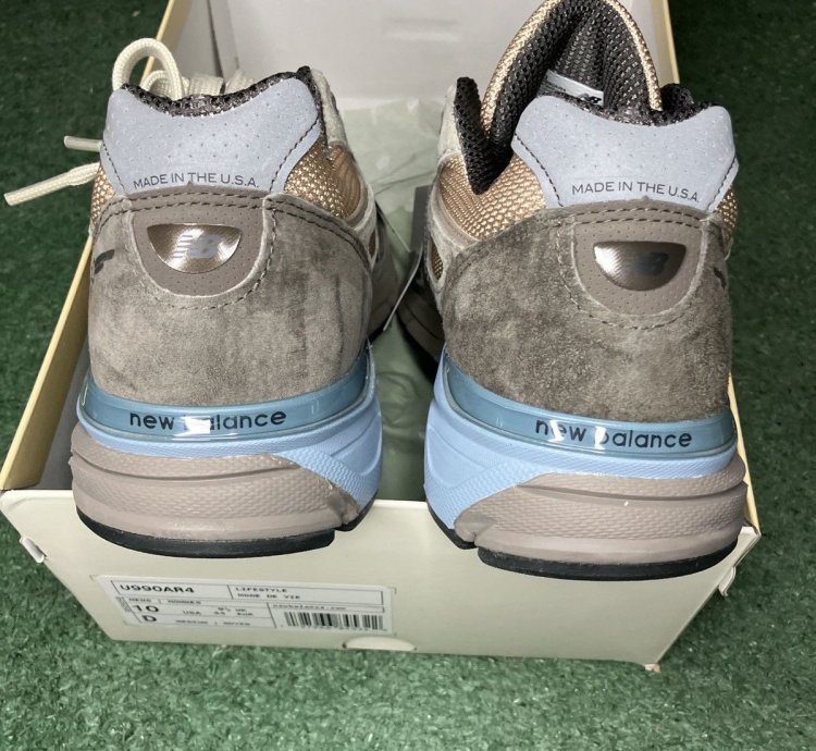 New Balance Auralee Miusa 990v4 Grey Size 10 Ships Asap