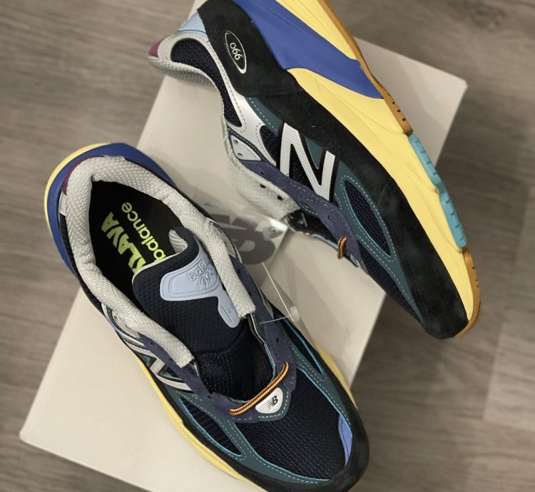 New Balance Baklava 990v6 Lapis Lazuli Size 6m Brand New