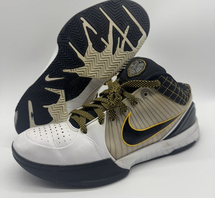 Nike Kobe 4 Protro White Black Del Sol Men Size 8 5