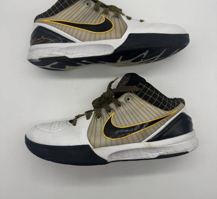 Nike Kobe 4 Protro White Black Del Sol Men Size 8 5