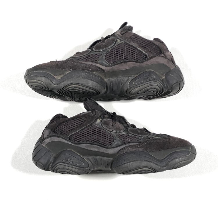 Adidas Yeezy 500 Utility Black Sneakers Shoes Pre Owned