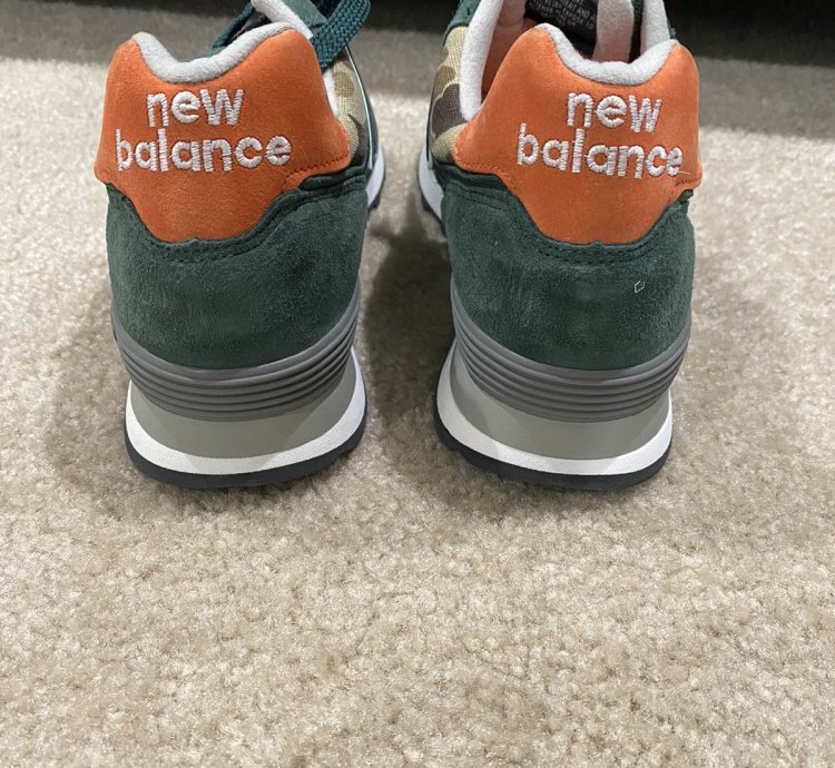 New Balance Ball And Buck Us574m1 - Mnt Green Camo Us10