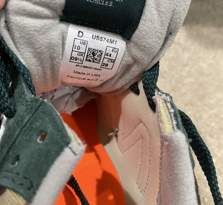 New Balance Ball And Buck Us574m1 - Mnt Green Camo Us10