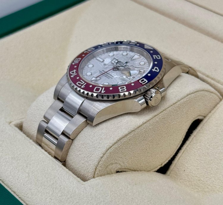Rolex Gmt-master Ii New 2025 Gmt-master Ii Pepsi 40mm 126719blro White Gold Meteorite Dial