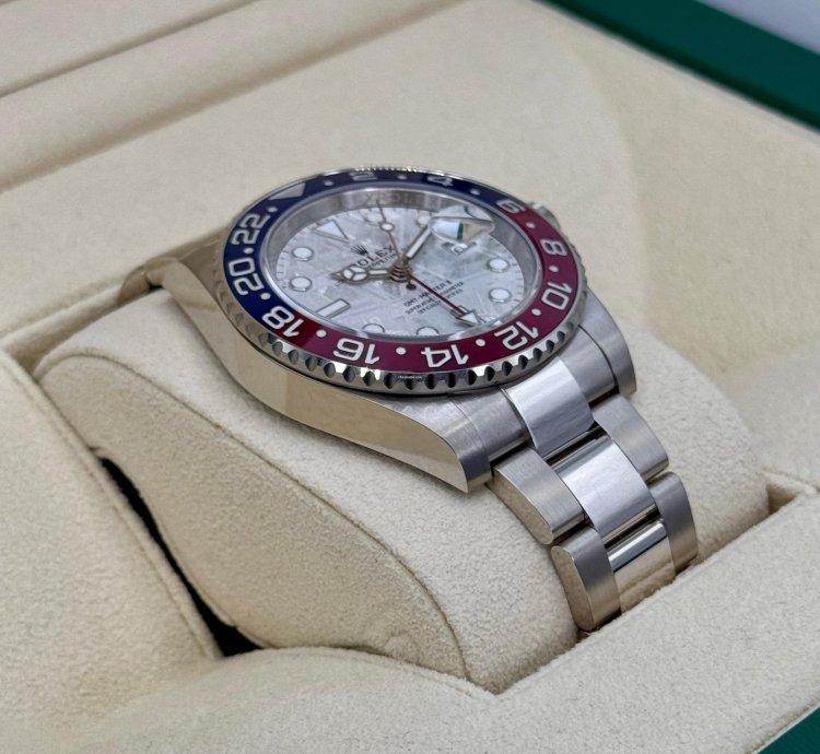 Rolex Gmt-master Ii New 2025 Gmt-master Ii Pepsi 40mm 126719blro White Gold Meteorite Dial