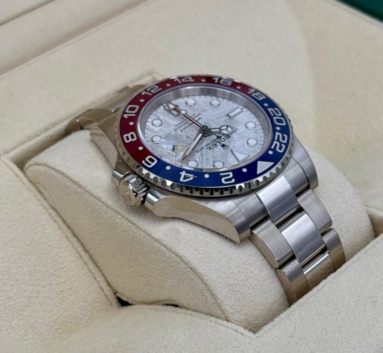Rolex Gmt-master Ii New 2025 Gmt-master Ii Pepsi 40mm 126719blro White Gold Meteorite Dial