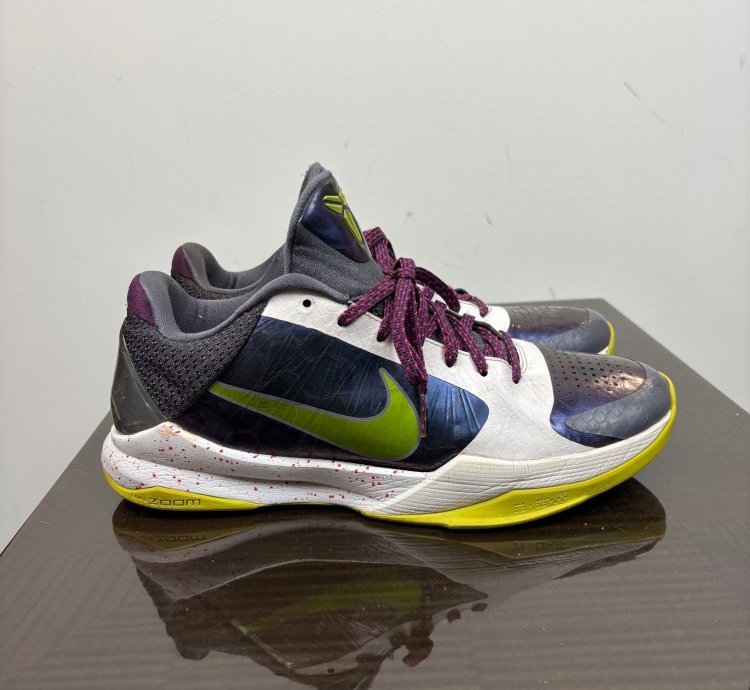 Nike Kobe 5 Joker Chaos 2009 38649-531 Sneakers Shoes 9 5