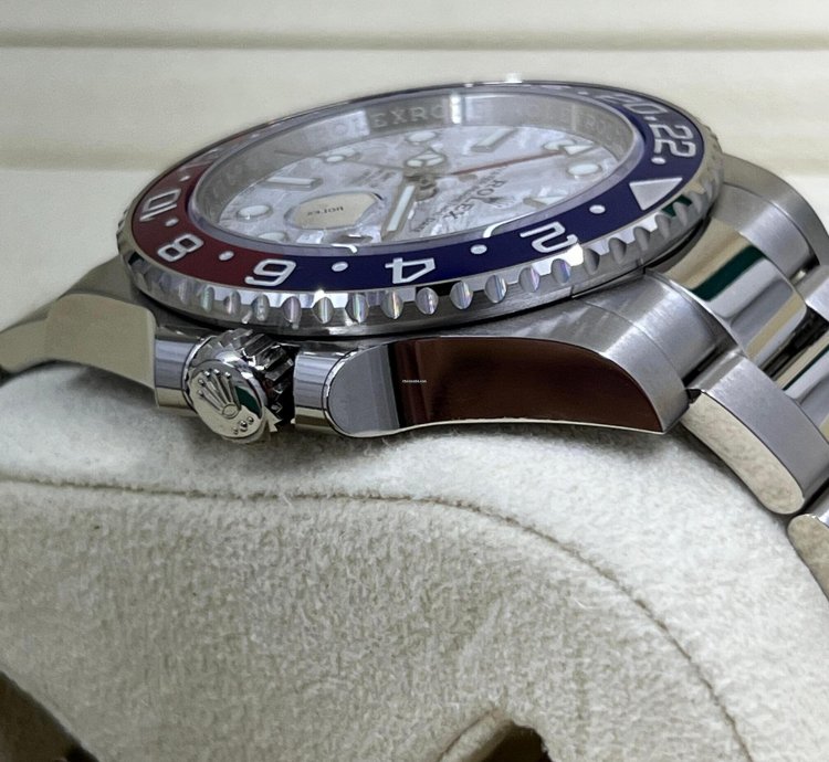 Rolex Gmt-master Ii New Gmt-master Ii 126719blro Meteorite White Gold