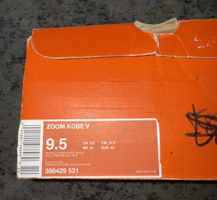 Nike Kobe 5 Joker Chaos Sz 9 5