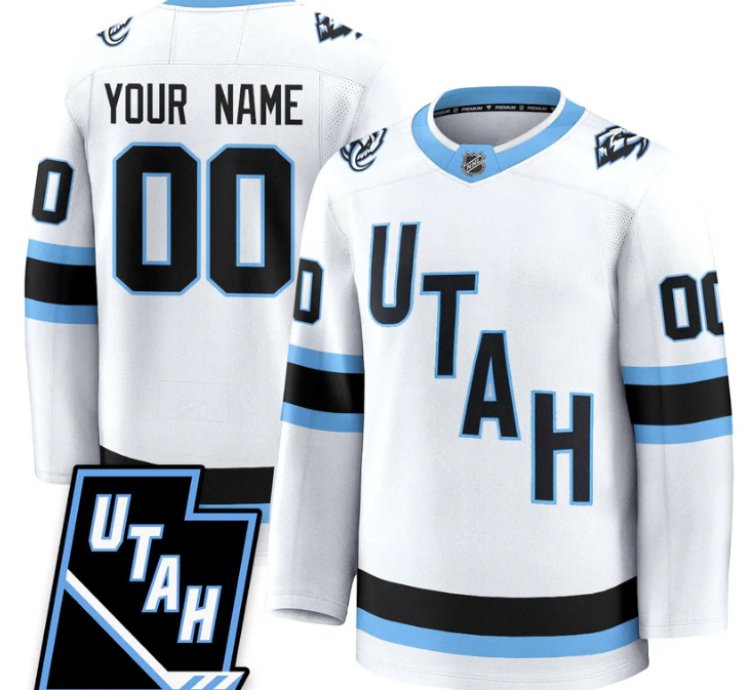 Custom Utah Hockey Jersey Mammoth 2025 Limited All Stitched White