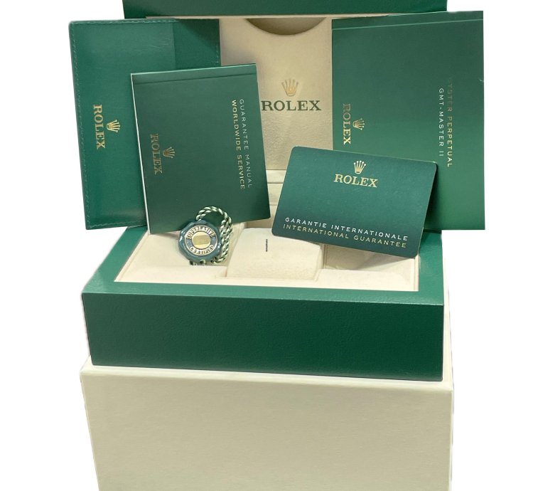 Rolex Gmt-master Ii New Papers Rolex Gmt-master Ii Meteorite Pepsi White Gold 126719 Blro Box