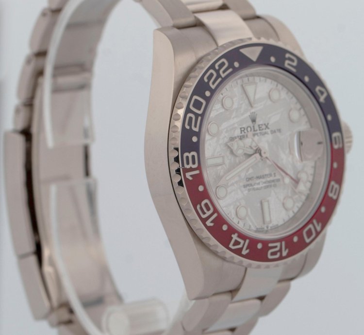 Rolex Gmt-master Ii New Papers Rolex Gmt-master Ii Meteorite Pepsi White Gold 126719 Blro Box
