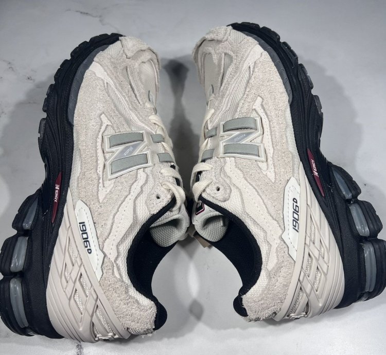 New Balance Concepts Pack 1906 Beige Black Suede Sneaker