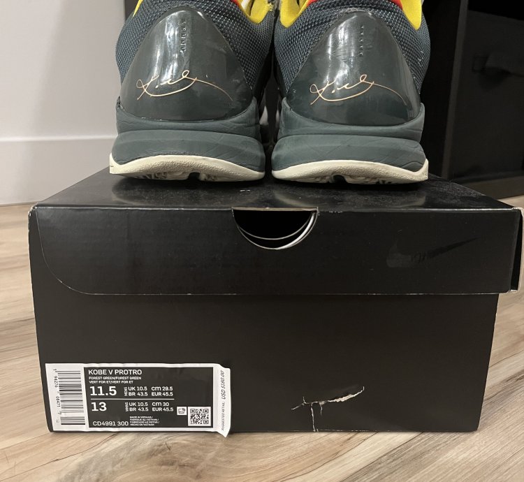 Nike Kobe 5 Protro Eybl - Forest Green