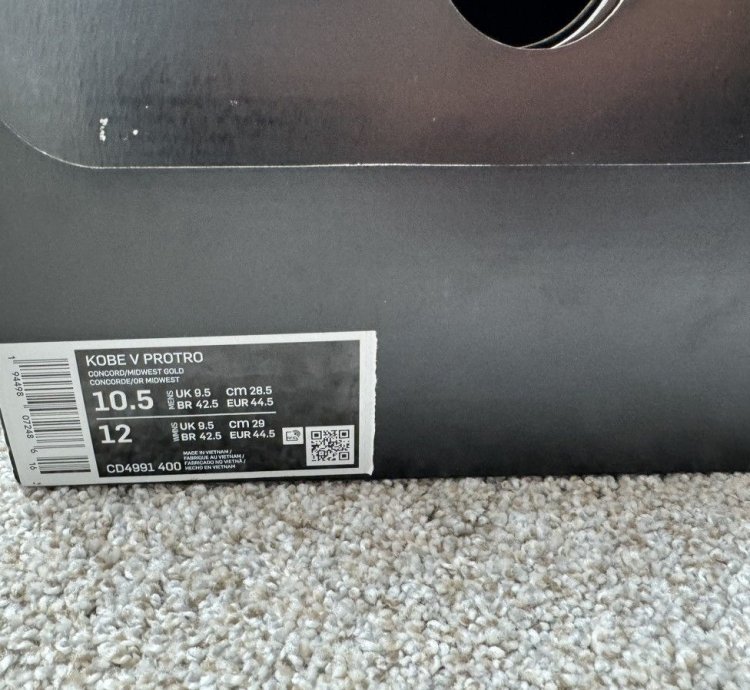 Nike Kobe 5 Protro Five Rings 2020 Size 10 5