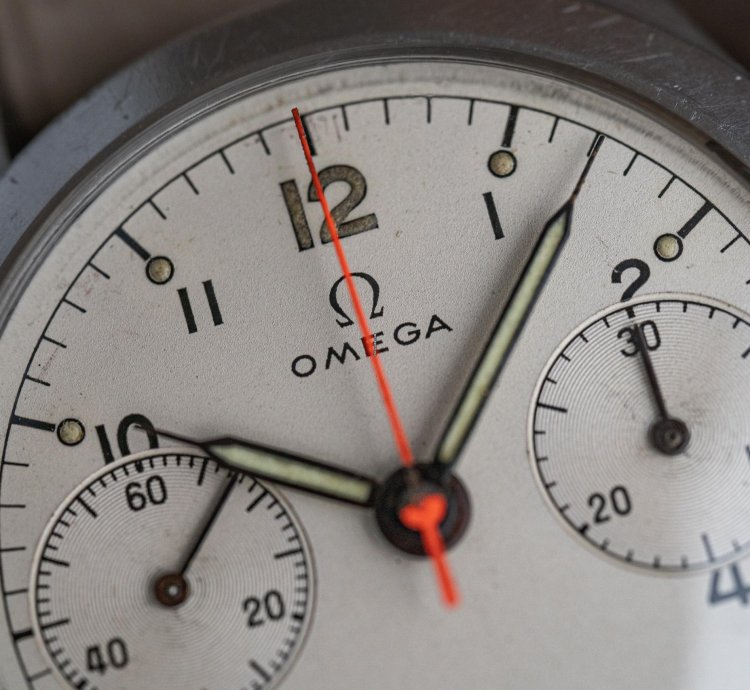 Omega 1962 Single Button Chronograph Canadian Military Ha-62-1361 6w 16