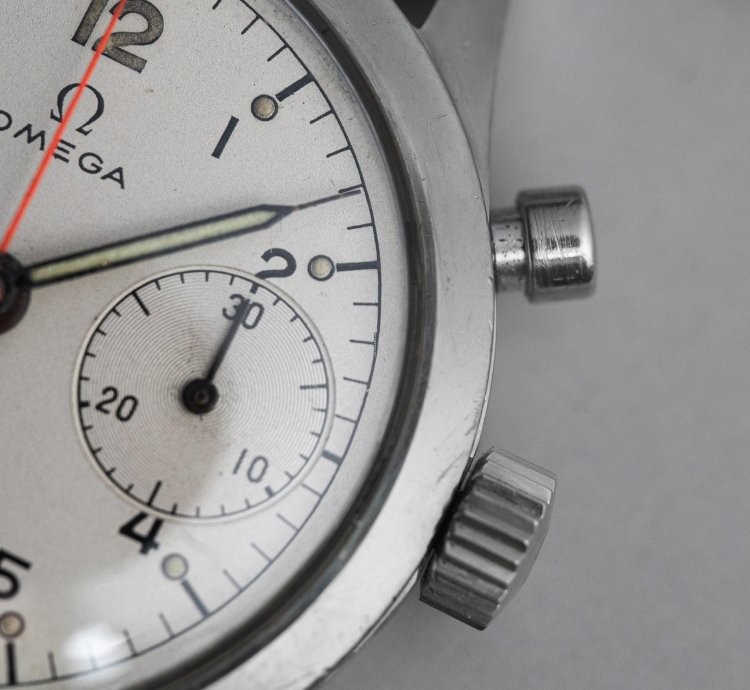 Omega 1962 Single Button Chronograph Canadian Military Ha-62-1361 6w 16