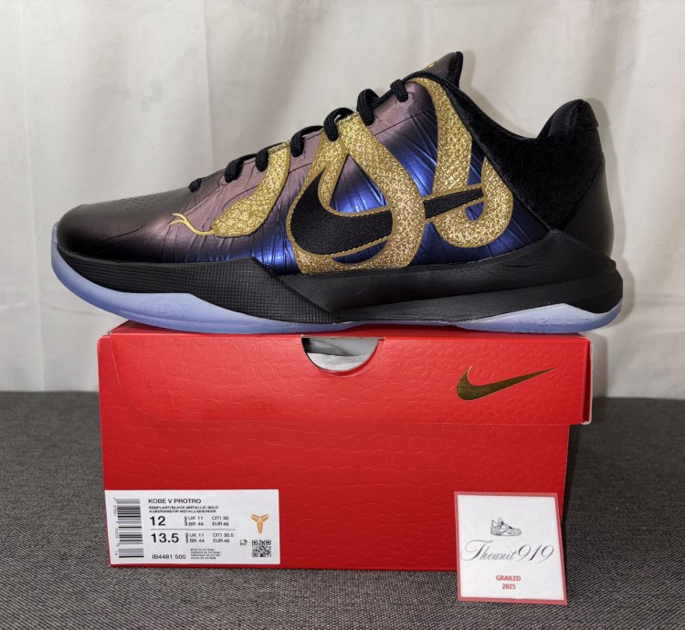Nike Kobe 5 Protro Year Of The Mamba Eggplant 12 Ib4481-500