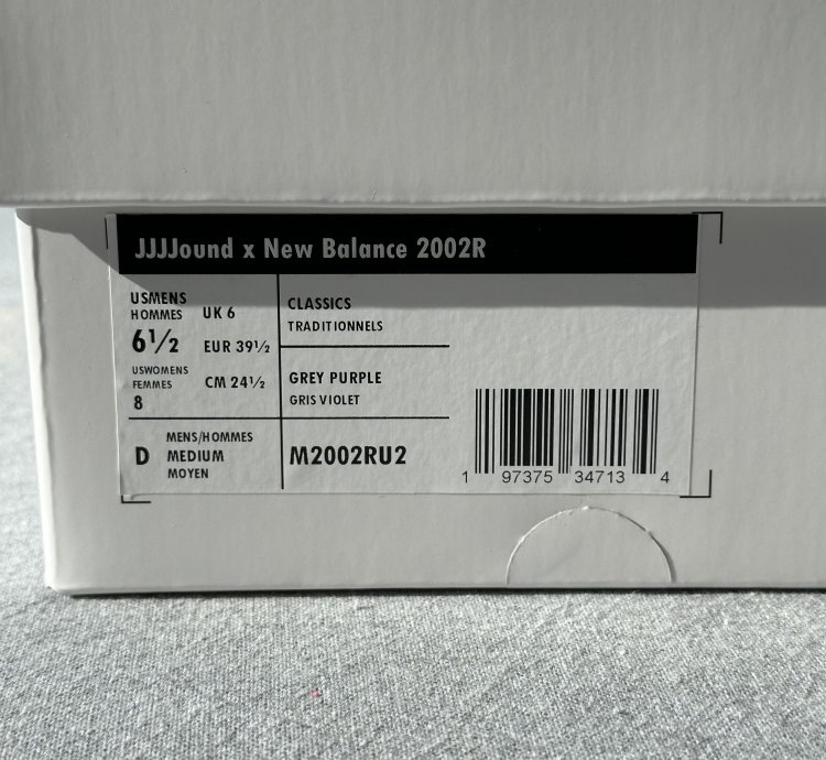 New Balance Jjjjound 2002r Storm Blue