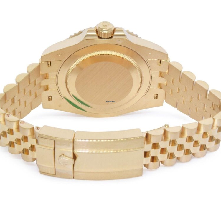 Rolex Gmt-master Ii New Rolex Gmt-master Ii 18k Yellow Gold Ceramic 40mm Jubilee Watch 25 126718