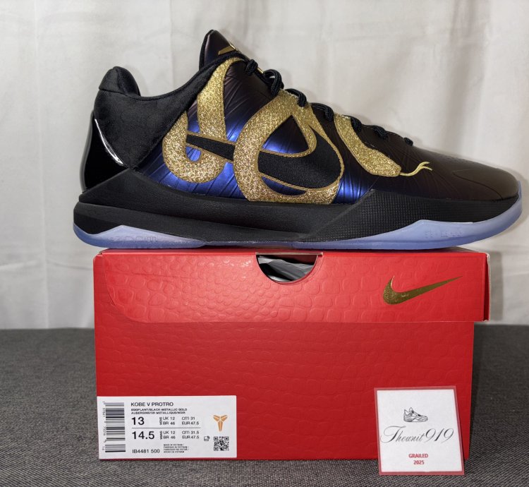 Nike Kobe 5 Protro Year Of The Mamba Eggplant 13 Ib4481-500
